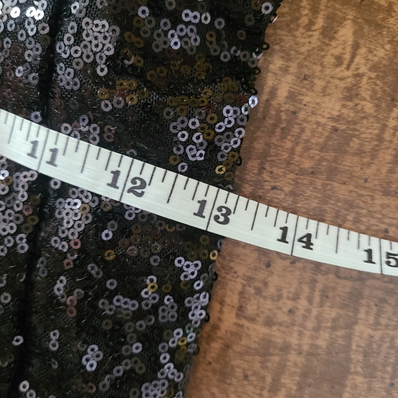 Black Sequin Dress - Picture 5 of 6